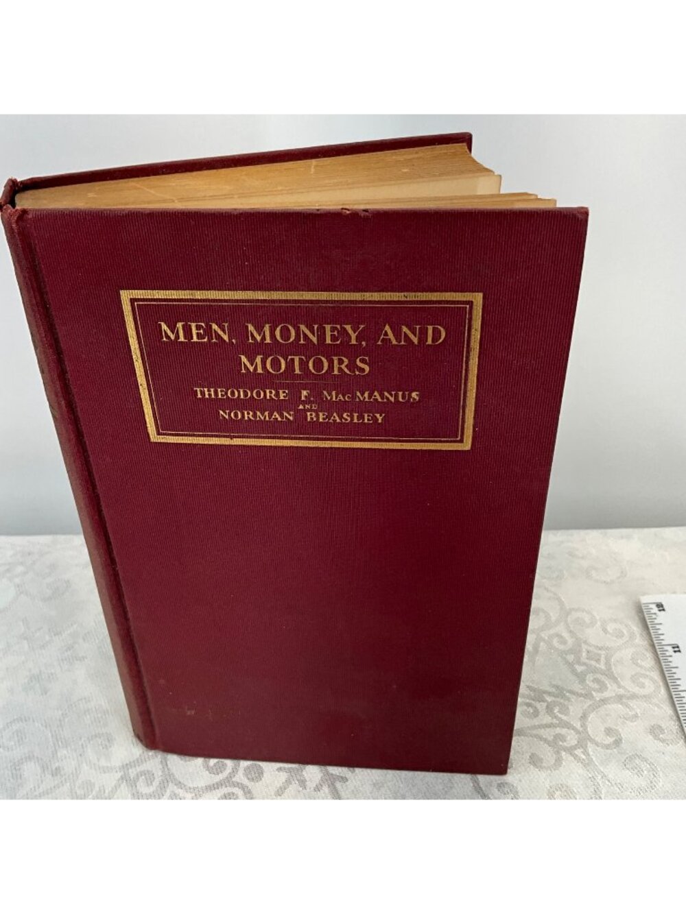 Men Money And Motors By Theodore F. MacManus & Norman Beasley 1929 Hardcover Har